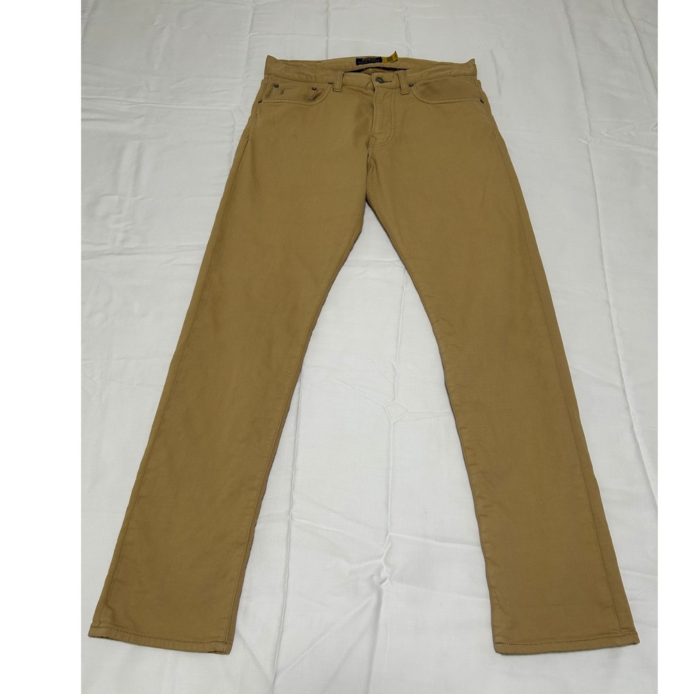 Polo Ralph Lauren Sullivan Slim Fit Pants Mens 30x30 Tan Khaki Stretch Chino